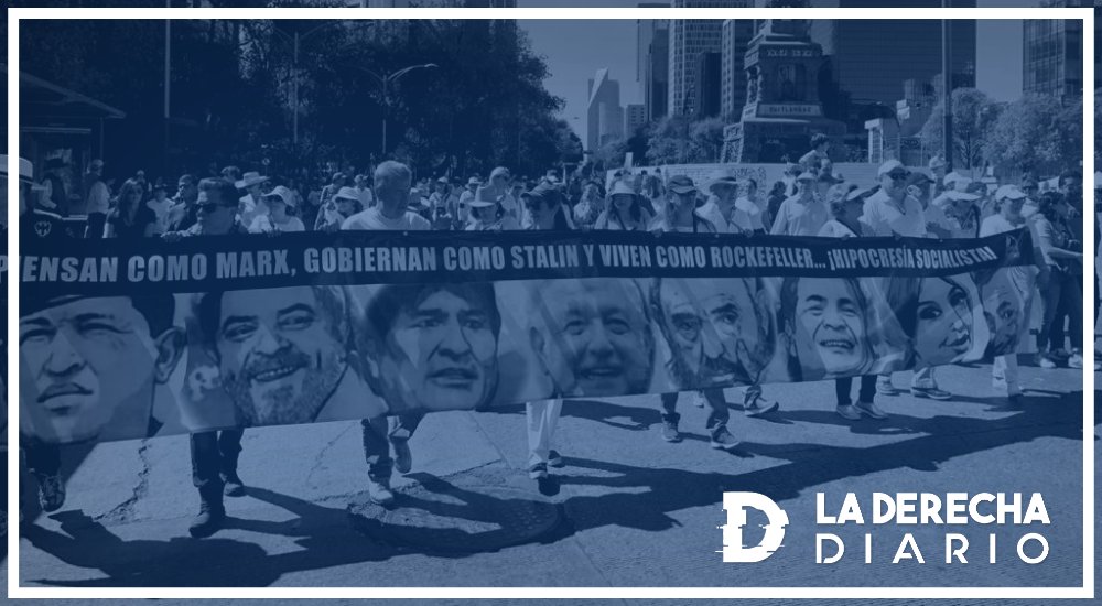 🇲🇽 | #México: masivas marchas en la ciudad de México esta semana en contra del gobierno socialista de López Obrador. Los manifestantes piden por más seguridad, menor corrupción y que no se le dé asilo a "dictadores socialistas" como Evo Morales.