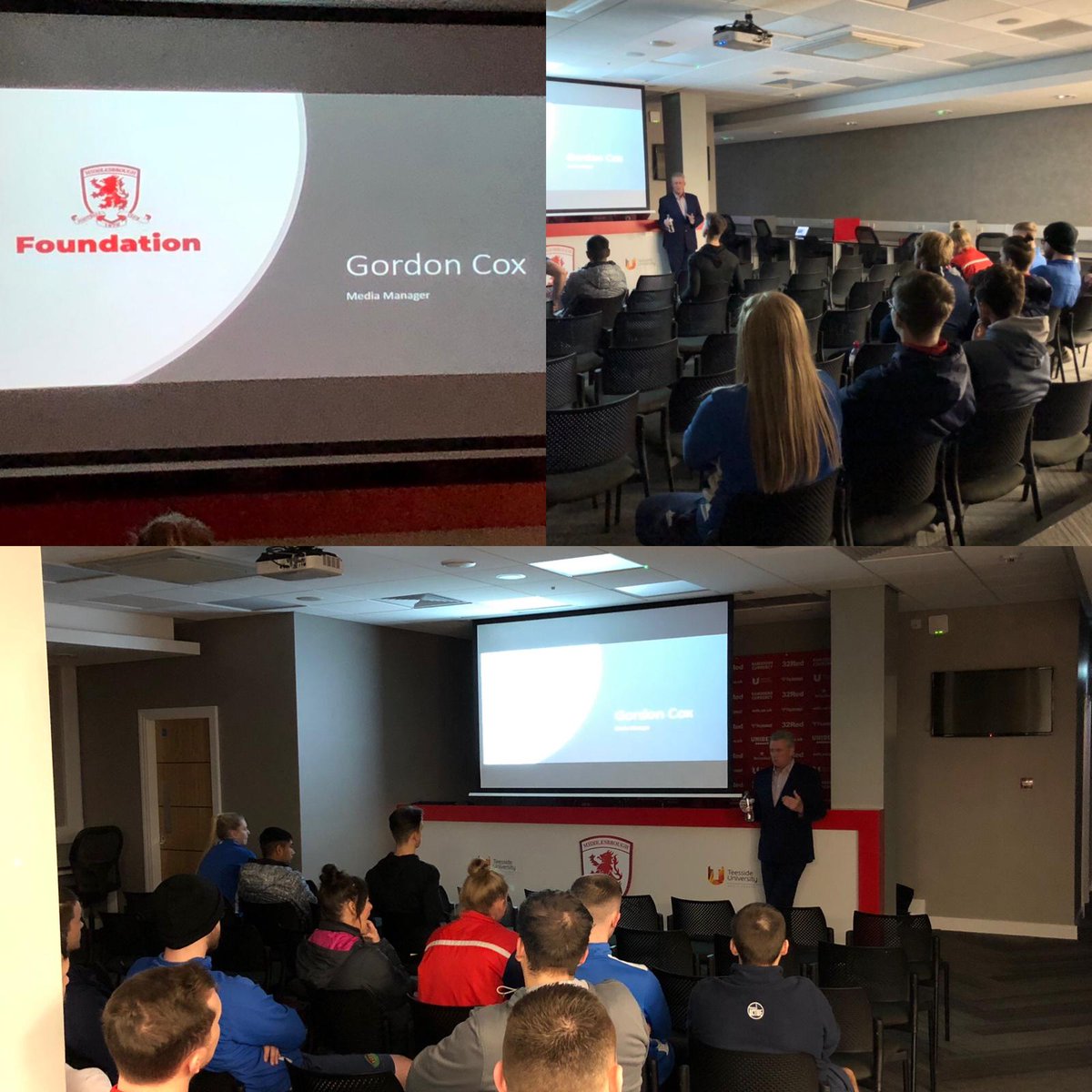 CCTeamBoro's tweet image. The @CCTeamBoro apprentices had an inspiring workshop from @MFCFoundation media manager today. Focusing on taking every chance you get! #CoachCore