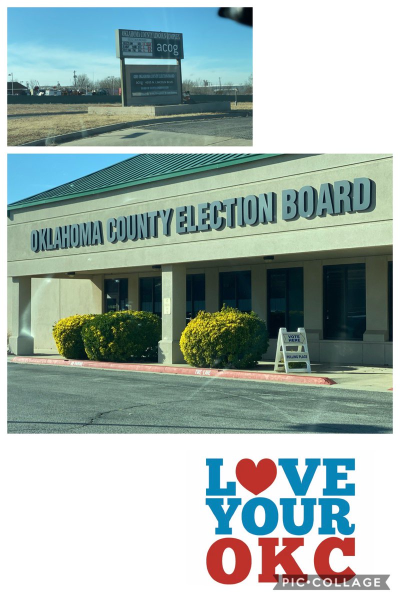 davidfholt's tweet image. Early voting for #MAPS4 is open!   For Oklahoma County residents of OKC, the location (pictured below) is 4201 N Lincoln.  Info for all counties below...  #LoveYourOKC #VoteYES