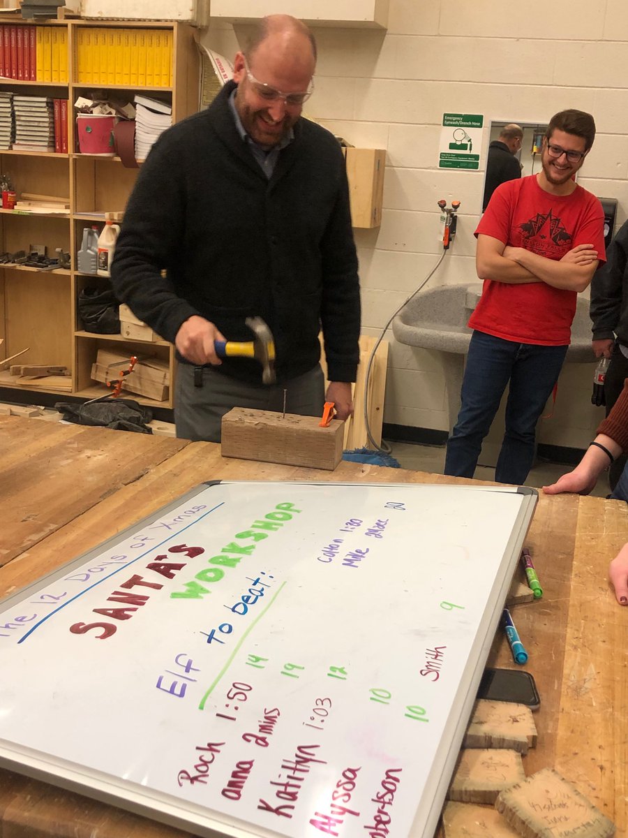 DonMacIver31's tweet photo. Santa’s Worshop at FFSS- 12 Days of Xmas lunch activities - thanks FSU and Mr. McMorrow! ⁦@FenelonFallsSS⁩ ⁦@TLDSB⁩ #tlsdblearns https://t.co/rV3t4EXyOH