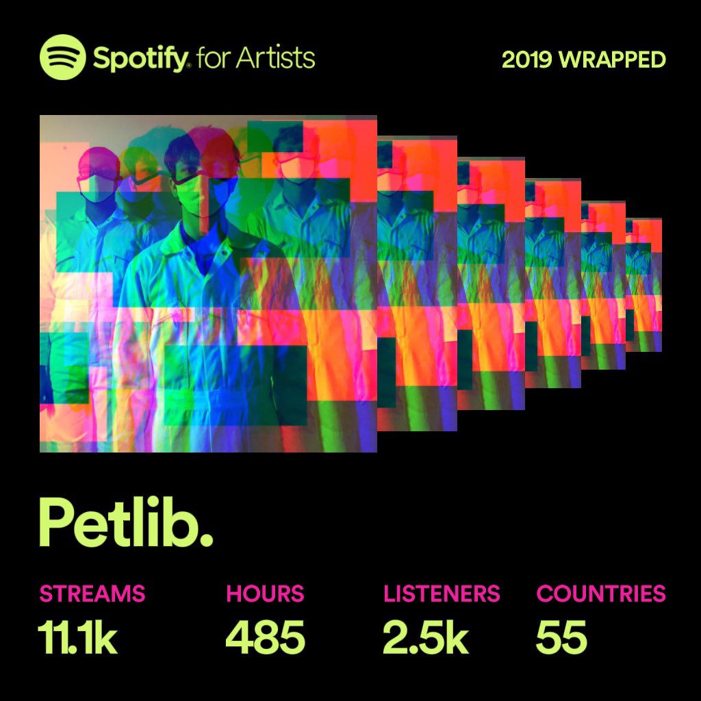 petlib_maker's tweet image. 2019 was a good year for Petlib. 
We came back from hiatus, released our debut LP, moved in to a house together and today our shower got fixed.

As Kodak Black once famously said; “lemme drive da boat” 

See you next year x