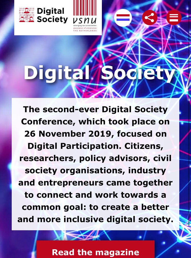Our e-zine about the #DigitalSociety Conference is out now! vsnu.nl/digitalsociety…