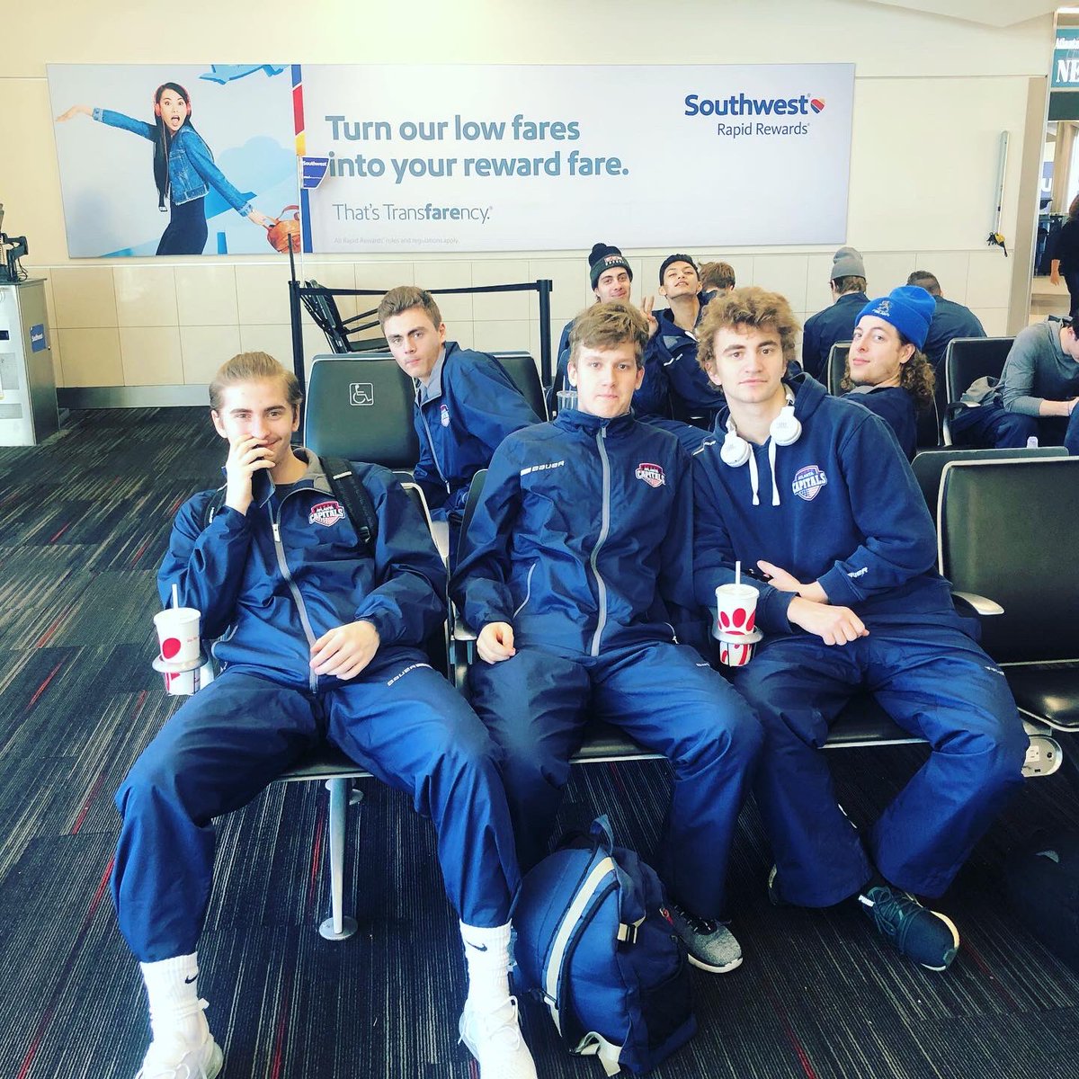 atl_caps's tweet photo. The boys are ready to fly to Texas #atlantacapitals #atlcaps #rollcaps https://t.co/Ek06rRUtEC