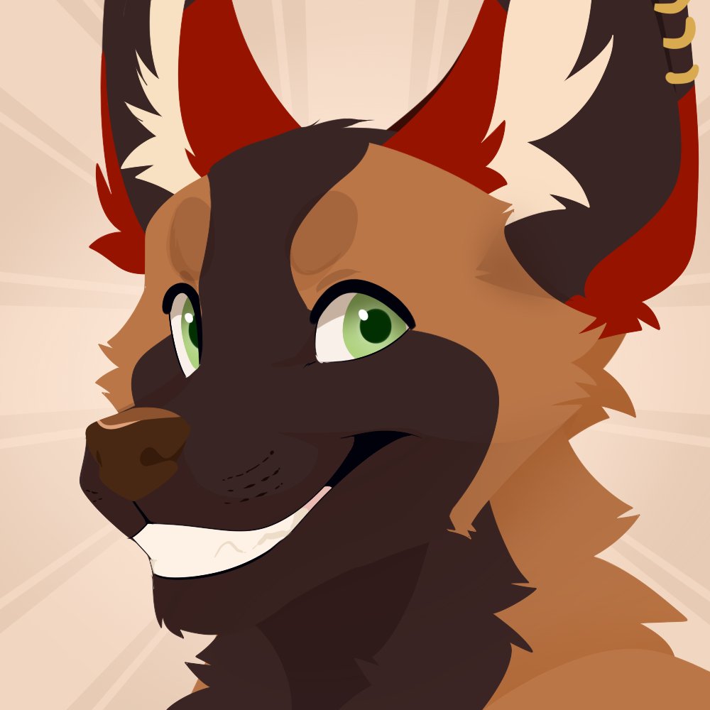 JagsyRedPanda's tweet photo. Another #Dogcember post! This time I wanna show off my Wild Dog, Scarlett!
Art is -
Credit for helping me design him, and the stickers @WolfoolArt
https://t.co/XiZiELZkoT
Icon @/faunbutt
Sippy and gift @TheMewstress https://t.co/PrD67NEEQB
