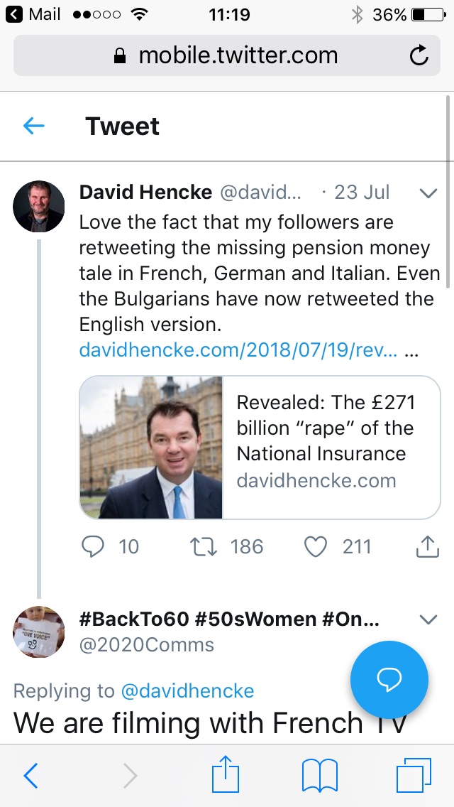 retrowedding68's tweet photo. The French have guts, the 1950's women have guts.All been protesting campaigning over pensions.But so many especially the young say to me 'oh! Well I won't retire till I am 70! Fight for rights don't be complacent. #NotLivingLonger #NatInsScam #pensions https://t.co/KFPMNYuPmQ