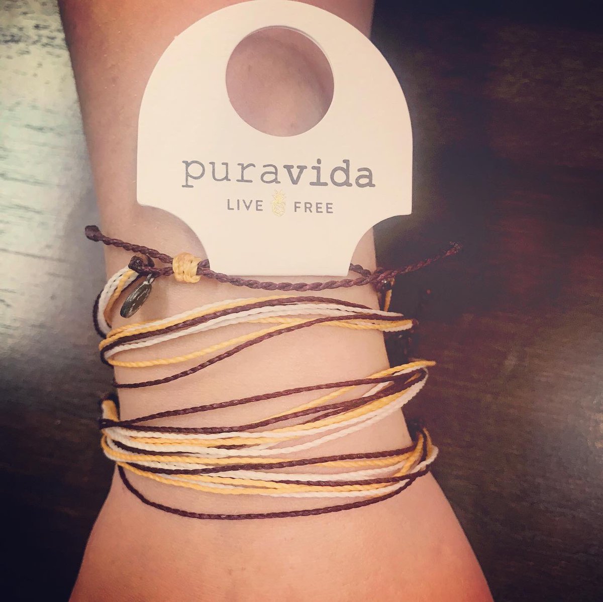 koribraun's tweet photo. Make sure to get your VHS Puravida bracelet from a Yearbook member!  With Maroon, Gold and White, these bracelets would be a great Christmas gift for your favorite Knight! Only $6.00!  #Knights https://t.co/W22Mw9ZOpp
