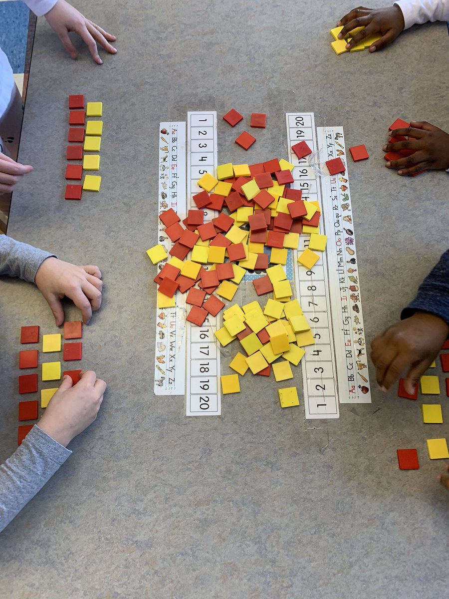 Amazing kindergarten mathematicians 🤔 take on a challenging 3-Act Math task... incredible thinking, creative explanations, and lots of fun! <a href="/WoodlandWPS/">Woodland</a> <a href="/gfletchy/">Graham Fletcher</a>