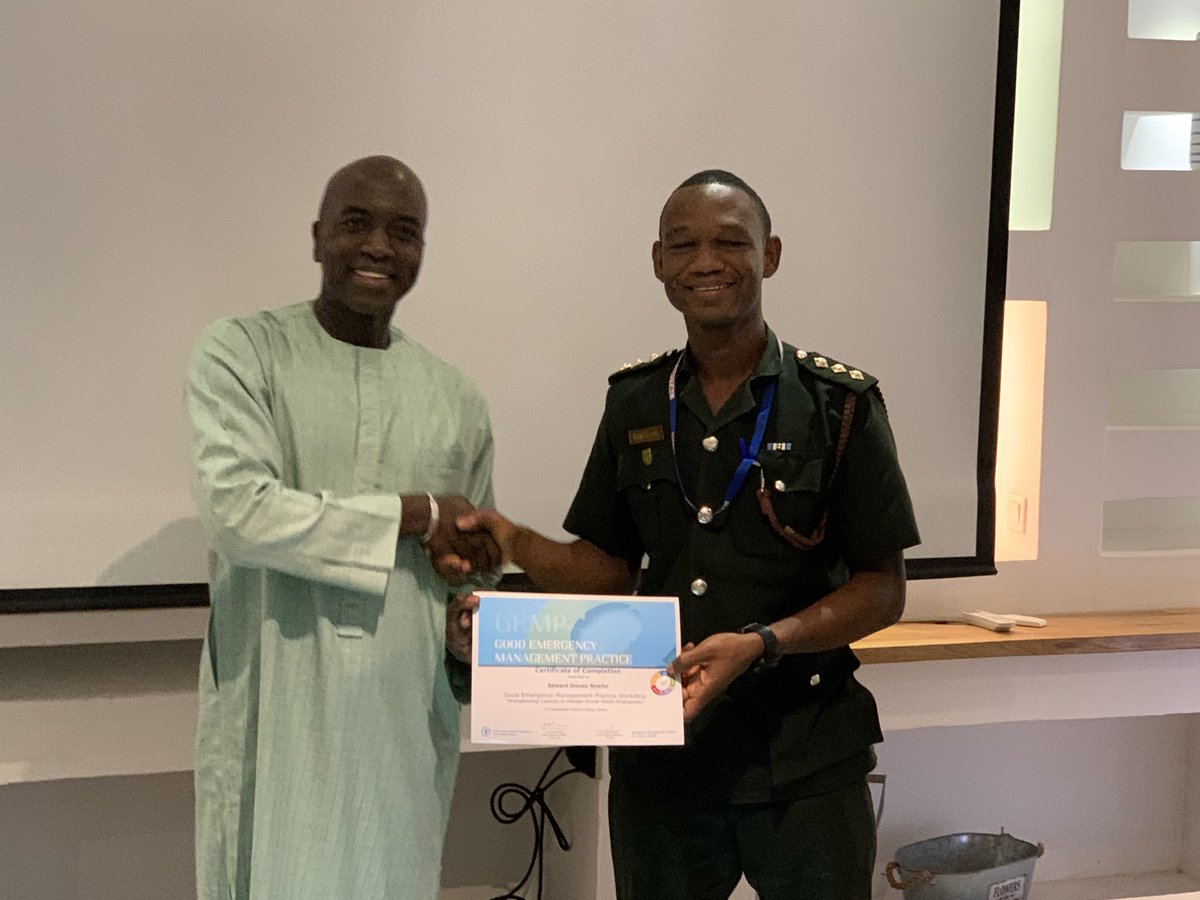 BabaSoumare's tweet photo. Participants were from various Ghana health and environment services including the Army Medical services which made interractions through the workshop very enriching https://t.co/z17Wymvb9c