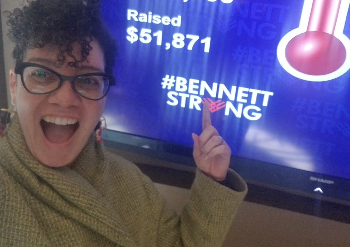 🥳We just beat last year's #GivingTuesday total! Thanks to all of our supporters. This means so much to our students, faculty & staff. #BennettStrong