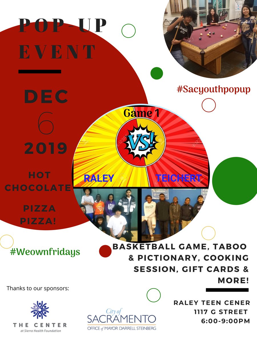 Ready for some holiday fun? Come check out which #Sacyouthpopup will be in your area! #holidayfun #almostchristmas #sacramento #youthpopups