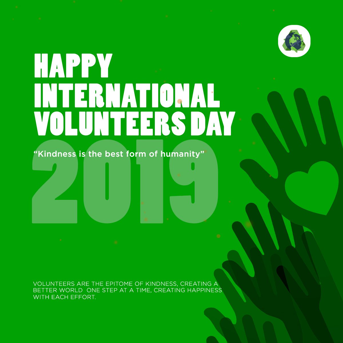 livegreen_ng's tweet photo. Happy International Volunteers Day to everyone who has volunteered for a cause towards the betterment of society. Cheers!! 

At Green Initiative Nigeria, we believe without a doubt, one of the best ways to gain access to a local community is through volunteering. #GIN https://t.co/ohbGhXsDir