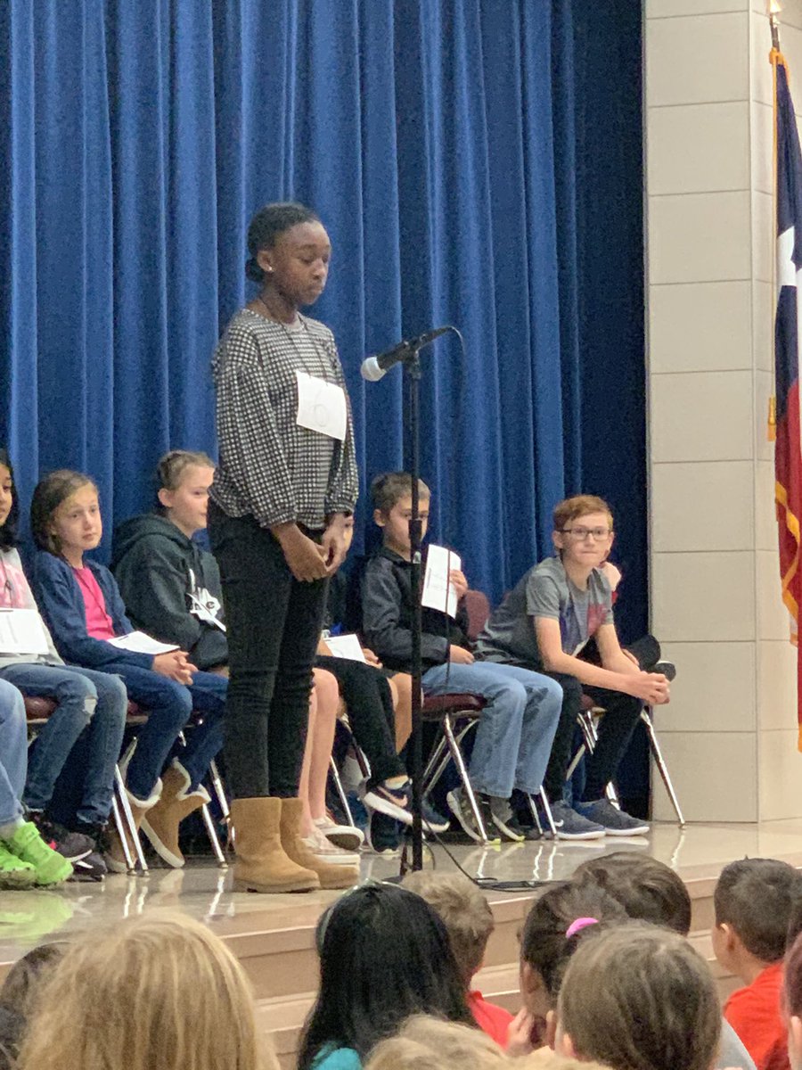 Branch_firsties's tweet photo. To say that we have some AMAZING spellers @BeckElem is an understatement!! These kiddos did a phenomenal job today at our school spelling bee!! Several of my former students participated as well as my daughter!! Special shout out to #6! #proudteacher #proudmom https://t.co/mC4MebgOgA