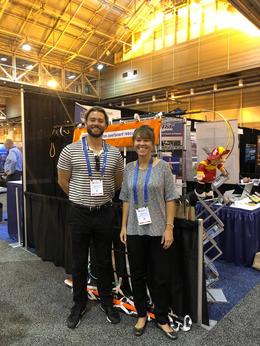 ReachandRescue's tweet photo. Here's Aimee and Luke from our amazing US distributors Marine Rescue Technologies @MRT_AutoCrew currently showcasing our innovative water rescue equipment at The International @WorkBoat Show in New Orleans!

Come and see the kit for yourself at stand 913 
#WorkBoat #IWBS19 #IWBS https://t.co/IRavFrQ7FQ