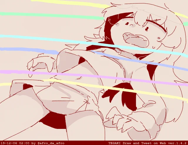 立体的に見えるところがなかった2時じゃん!? #tegaki_dt 
