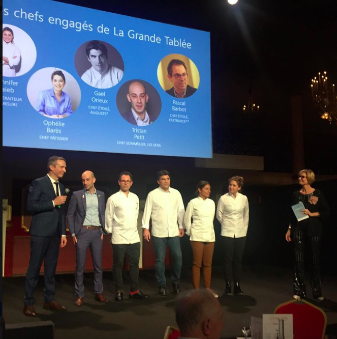 LaTableeChefsFr's tweet photo. Immense merci à nos chefs, bénévoles #GrandeTablee #gaelorieux #pascalbarbot #opheliebares #jennifertaieb #tristanpetit #jeanyveslemarec #lekaro #virginielegrand #stephanechicheri #emelineaubry #camillelemarec #chateauform #NOMAD https://t.co/Y4eUPcrqQ7