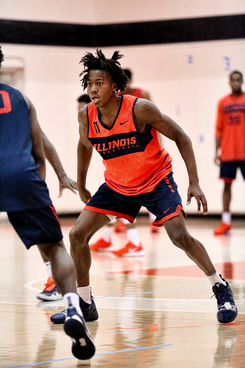 IlliniMBB's tweet photo. Back to work 😤

B1G season his here Saturday. 

#Illini x #EveryDayGuys https://t.co/pzBqJ31tUu