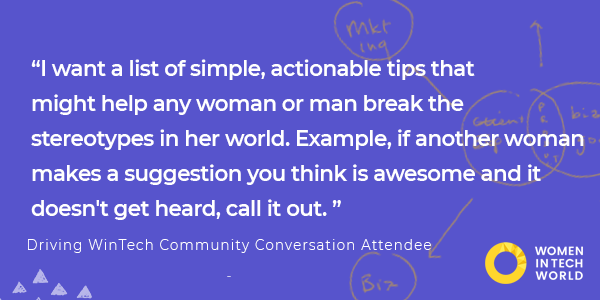 WiTWorld_'s tweet photo. We had insightful discussions during our Community Conversations on our #DrivingWinTech tour. Download our Gender Equity Roadpmap to read more: https://t.co/SUjtvOWSfM #WiTWorld #WomenInTech https://t.co/Qij8i3zvSl