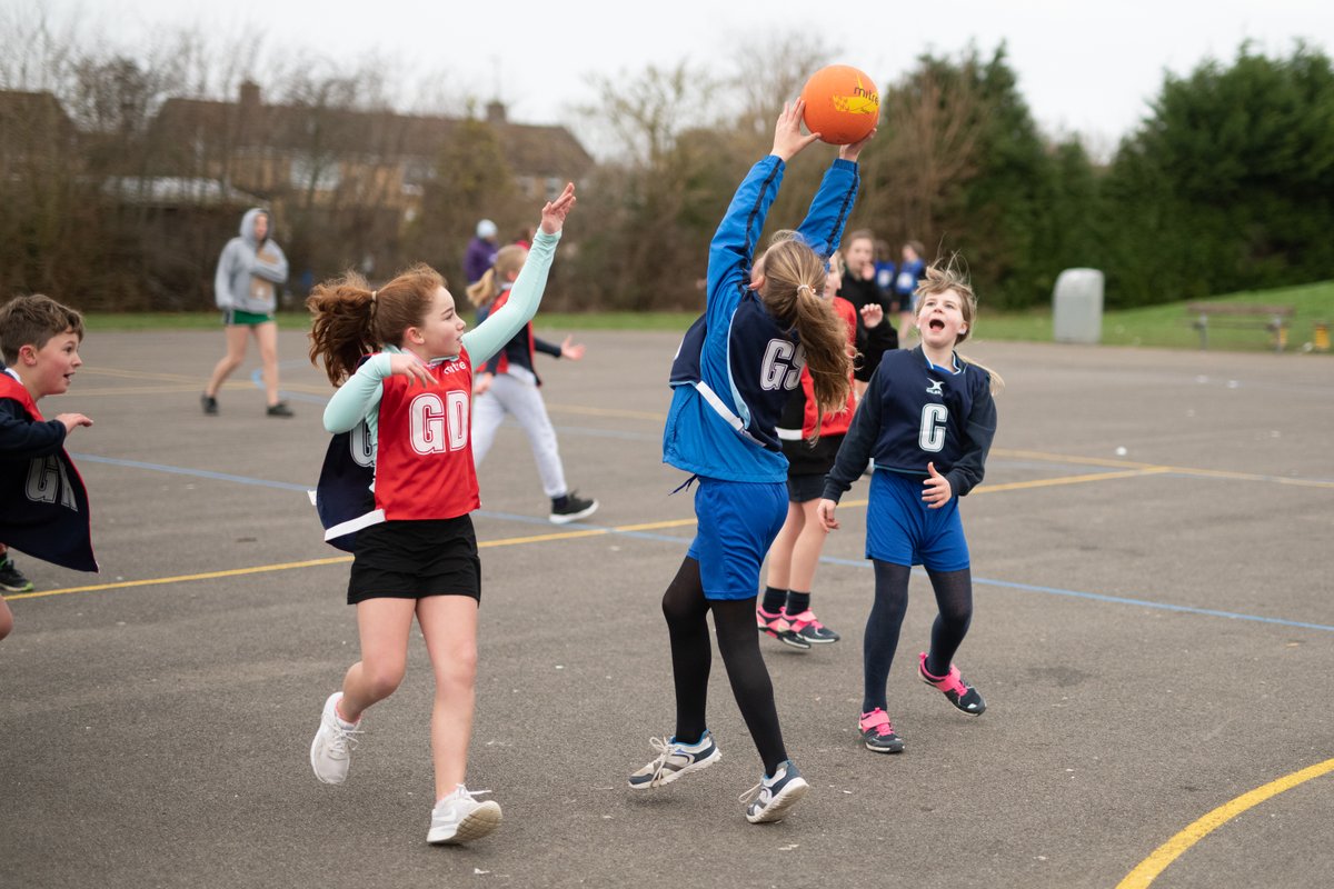 MalmesburyPE's tweet photo. Some great photos from Mr Rees of our Primary Cluster netball festival today. Wonderful to see so many young players enjoying the game. Thanks to @Pete_Vallance for organising and our school leaders for helping #netball #nextgeneration https://t.co/20YQTult35