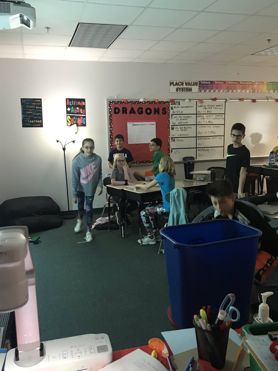 A little competition in math with review trashketball! 🏀