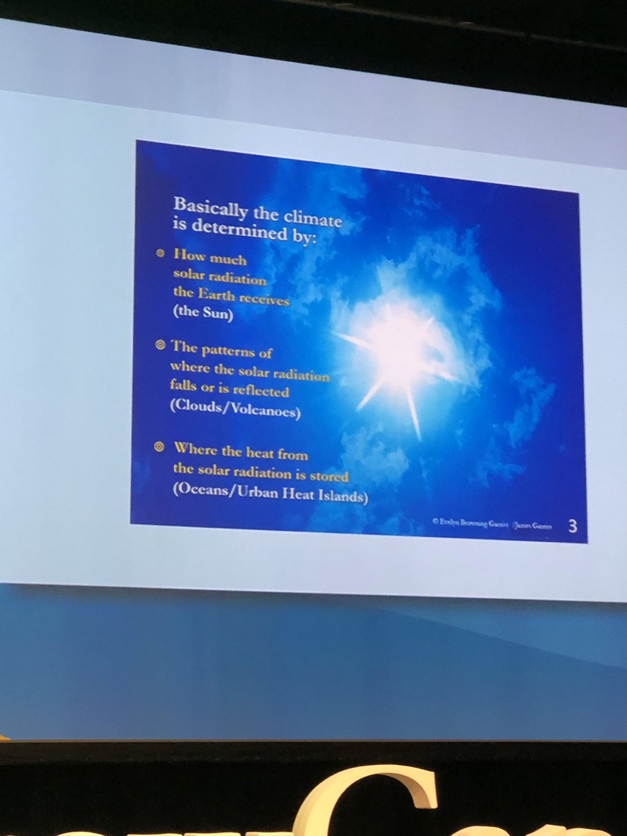 CrysMacGregor's tweet image. “Climate change is not linear! It ebbs &amp;amp; flows.” #GrowCanada19 #JamesGarriss #naturalclimate