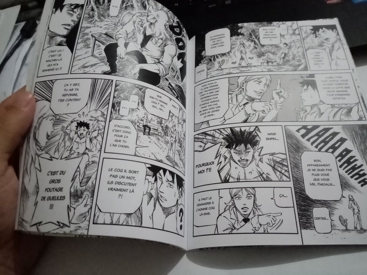 Ça fait plaisir de voir un extrait de sa BD entre les mains. X)