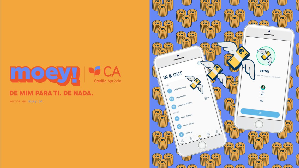 moeyapp's tweet photo. Niente. Nicles. Zero. É isto que pagas pelas 40 transferências imediatas que podes fazer todos os meses através do @moeyapp. Nem precisas de agradecer. #moeyapp https://t.co/Sw9Hdequ3P