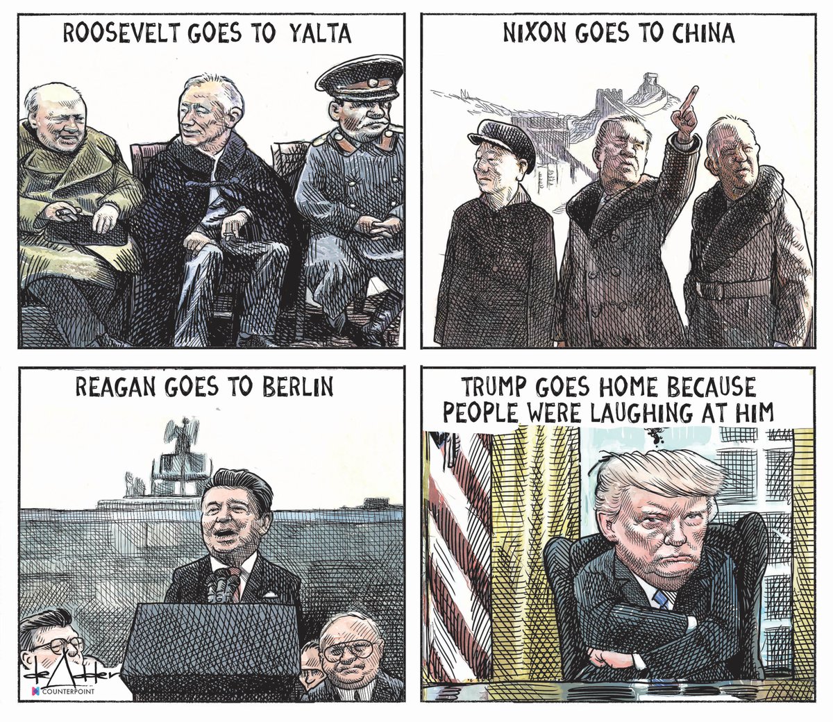New toon from <a href="/deAdder/">Michael de Adder</a>
 ! Comment your thoughts below. 

Subscribe for more at counterpoint.com!

#trump