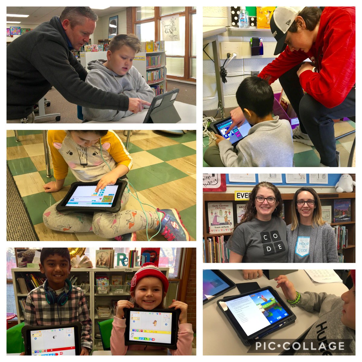 MerkleJill's tweet image. Ready. . .set . . .CODE! Today @greensview_elem participated in Hour of Code Across UA. With help from students from @ua_highschool, we practiced problem solving skills & learned to write coding languages. Most of all, we had FUN! Thank you Dr. Kahle! @UA_Schools #EveryoneCanCode