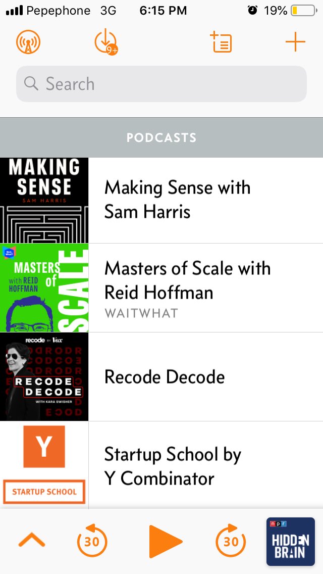 It has been a full year of learning and lessons with <a href="/akademyAI/">akademy.AI</a>. 

Thanks <a href="/bhutanisanyam1/">Sanyam Bhutani</a> for some pearls on the go with Chai ⏱ Data Science.

Here are some other interesting podcasts I also listen to in #Overcast. 
🔝 in AI: <a href="/lexfridman/">Lex Fridman</a> 
🔝 startups: <a href="/ycombinator/">Y Combinator</a>, <a href="/reidhoffman/">Reid Hoffman</a>