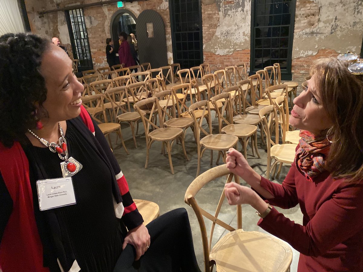 professordavem's tweet photo. Thanks @wbaldeborah for spending time with @MSUStrategyShop faculty & students @SGJCMSU at @PRSA_MD #bim19. You were so encouraging to our students. I’m thinking maybe there’s another career in store for you as a professor after @wbaltv11? https://t.co/k8N0PFmZ9S