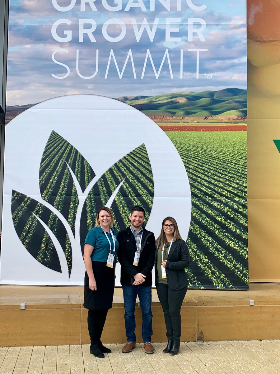 Food safety is our #1 priority.  Our Food Safety and Compliance team is currently attending Organic Grower Summit in Monterrey, CA.  It is a great experience for our team to learn about future technologies coming to farming. #organicgrowersummit #proudtogroworganic #foodsafety