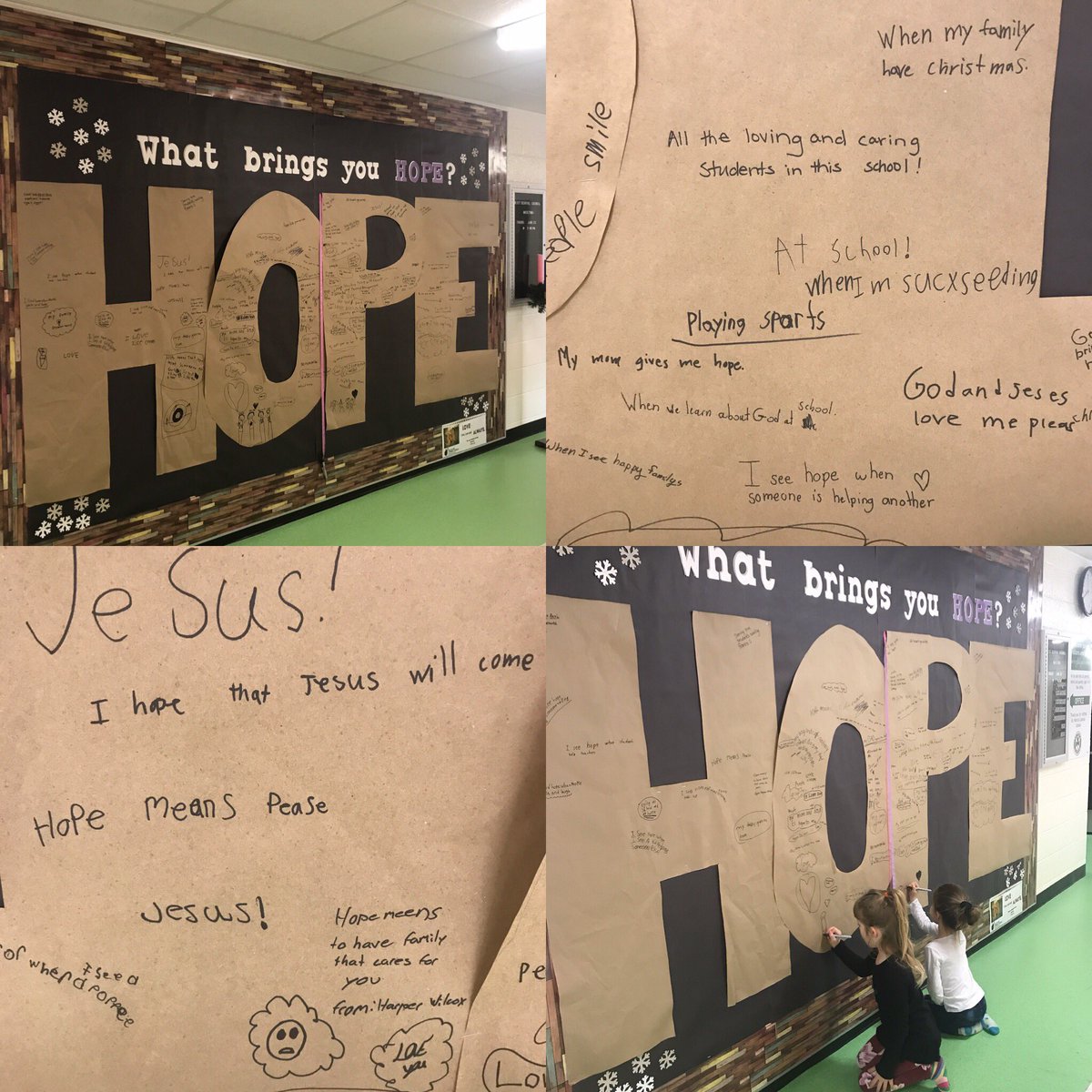 StPatrickSch2's tweet image. What hope means to the staff and students at St.Patrick School. #firstweekofadvent @EICSCatholic