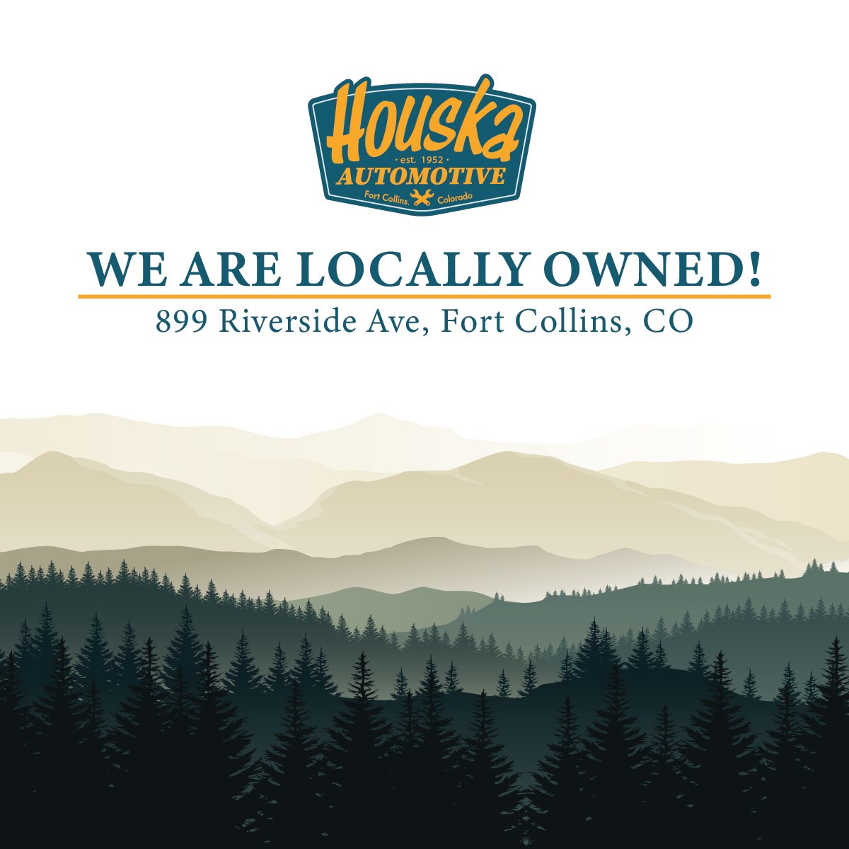 HouskaAuto's tweet photo. Houska Automotive has been keeping Fort Collins moving since 1952! Read about our family business on our site! https://t.co/MSMcVSDYPh https://t.co/nShpPXGGgK