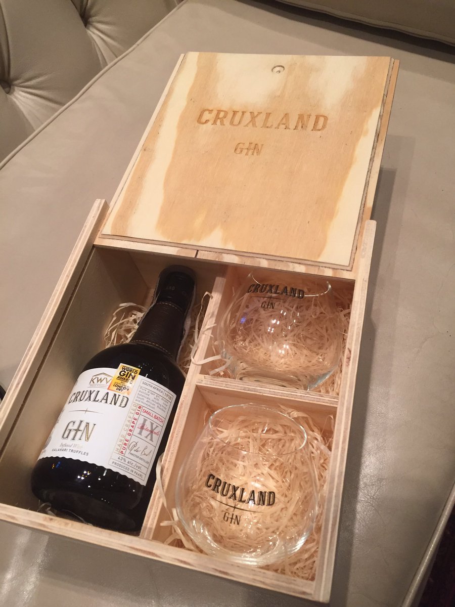 Raffle prize from Cruxland Gin on holiday organised by <a href="/KuoniManchester/">Kuoni Manchester</a>