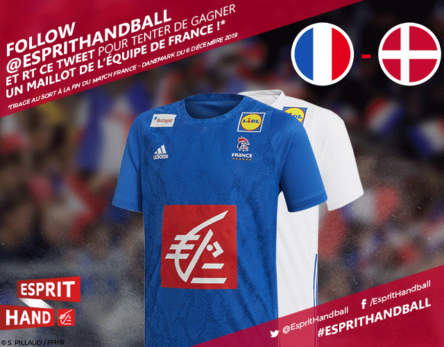 EspritHandball's tweet photo. #VousEtreUtile 
C'est parti ! 😃   
Follow + RT pour tenter de gagner le maillot de @FRAHandball à l'occasion de #FRADAN ! 
#EspritHandball https://t.co/YPrQN0HnHQ
