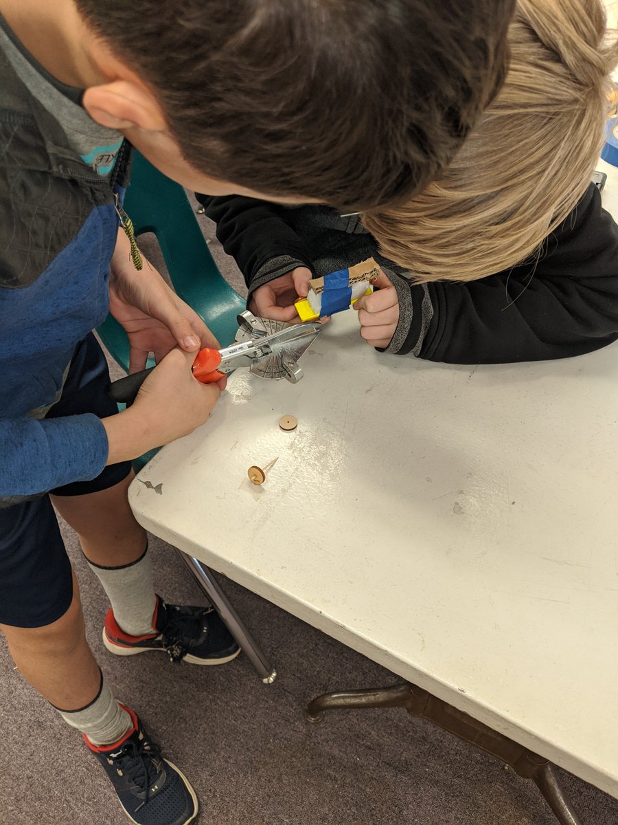 CCS_iSTEM's tweet photo. The amount of testing and iterations done by these @CvilleSchools @GreenbrierElem students has been amazing! Students have to find a car mass which will allow them to get through the loop 3 consecutive times. #STEMed https://t.co/446Ioycp76