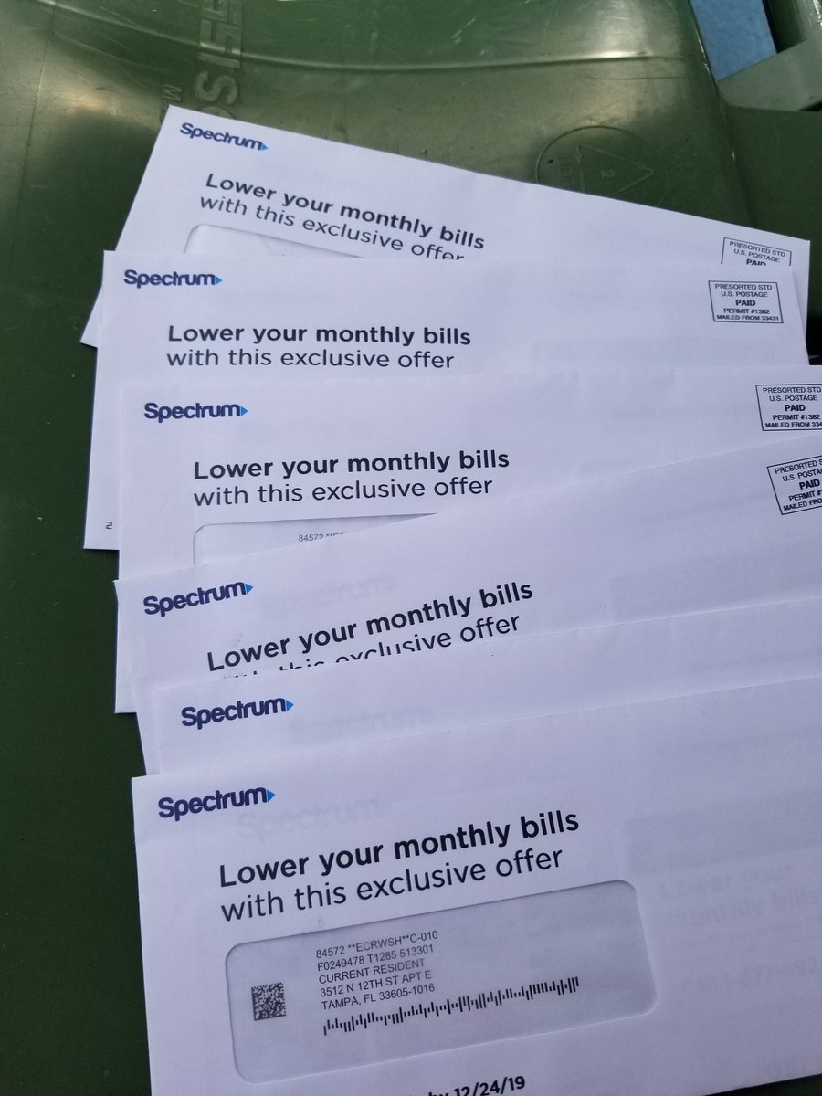DaleWright50's tweet photo. At this point I'm wondering if I can sue @Ask_Spectrum for fraud?

I've asked many times for them to stop this shit and update their damn database.  Been told REPEATEDLY its done...  and then this.

How fucking hard is it to fix your shit Spectrum?
#PissedCustomer https://t.co/ngTasZwPtb
