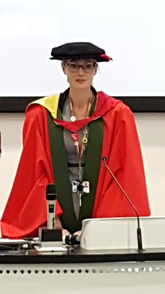 Our pro vc of college welcoming the event @Paulaholt_derby