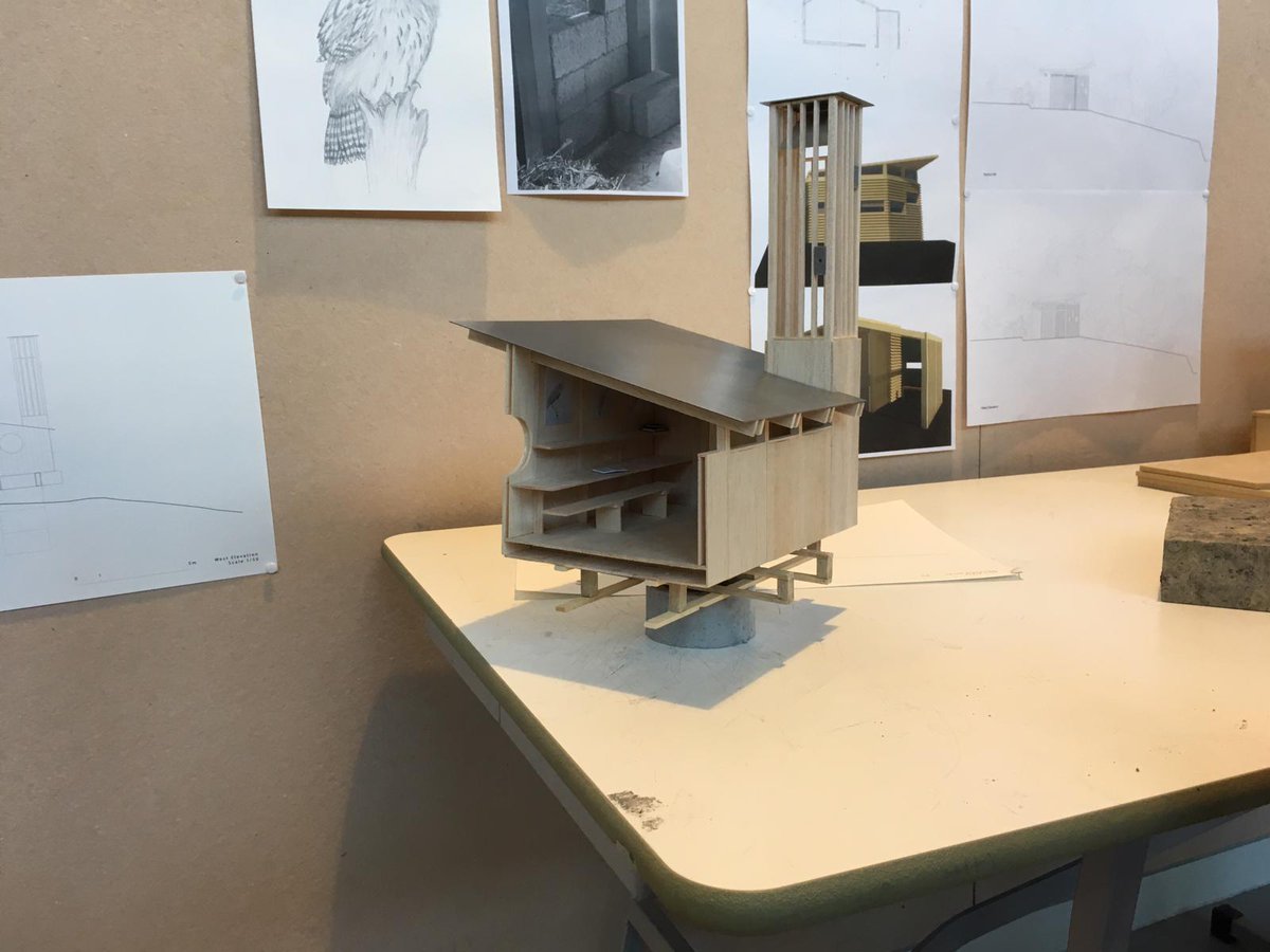 SHEDx_org's tweet photo. Brilliant to see proposals by Unit 5 @KU_Arch_Land for a new nature hide in Tolworth with @CitizenZoo. Look forward to seeing this built early next year. @LordScroley @communitybrain @takeshihayatsu @stickandbrick @ReedWattsArch @KingstonUni @RBKingston #Tolworth #TolworthMatters https://t.co/d8A6nVUc7N