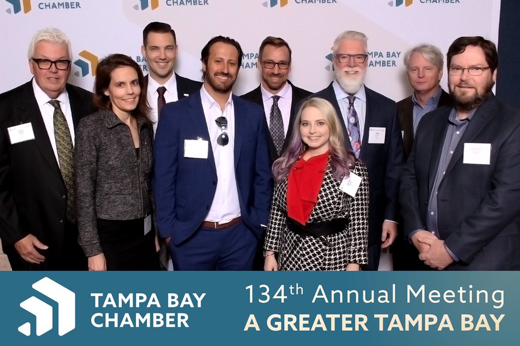 The <a href="/WeAreRSANDH/">RS&H</a> Tampa team is at the 134th Annual Meeting of the <a href="/TB_Chamber/">Tampa Bay Chamber</a>. #WeAreRSandH #TampaBayChamber