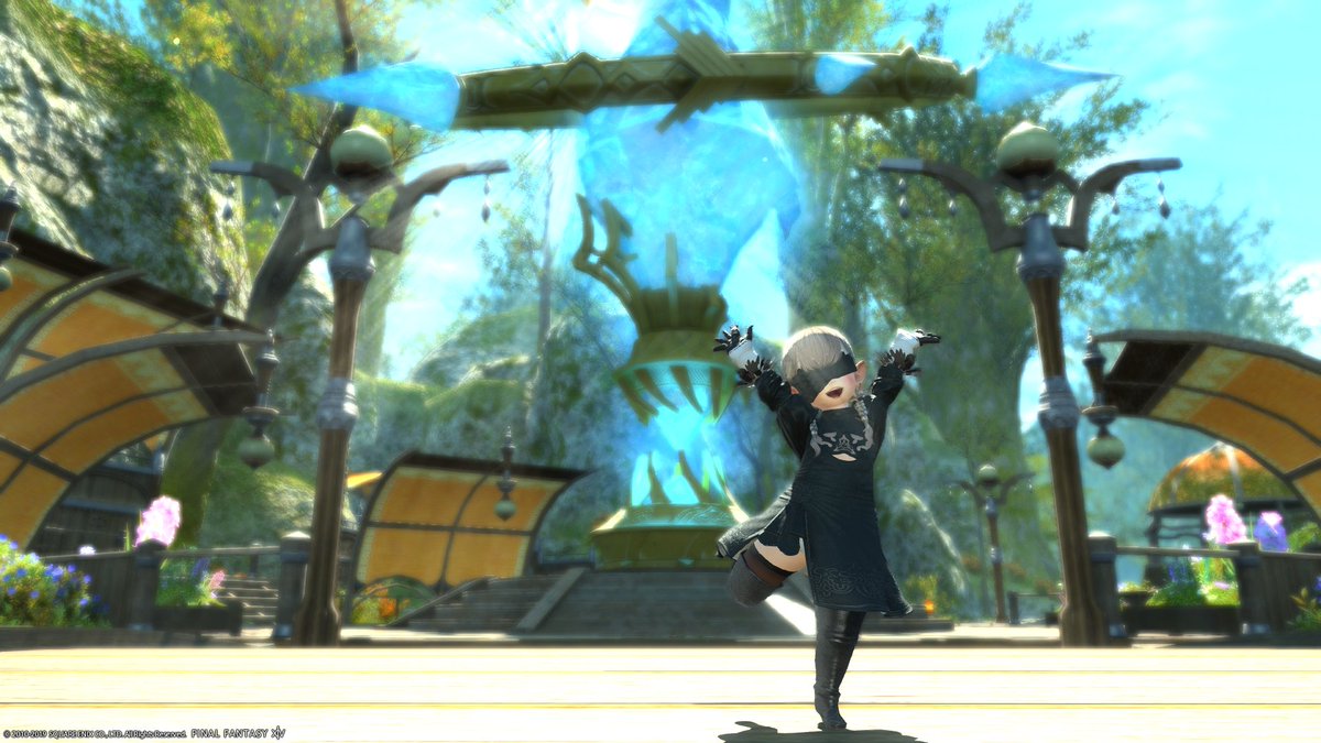 Final Fantasy Xiv Ar Twitter We Ll Be Live On The Unending Journey In 15 Minutes Turn Up In Your Best Nier Glam Near The Aetheryte In Gridania On Twintania World Light For