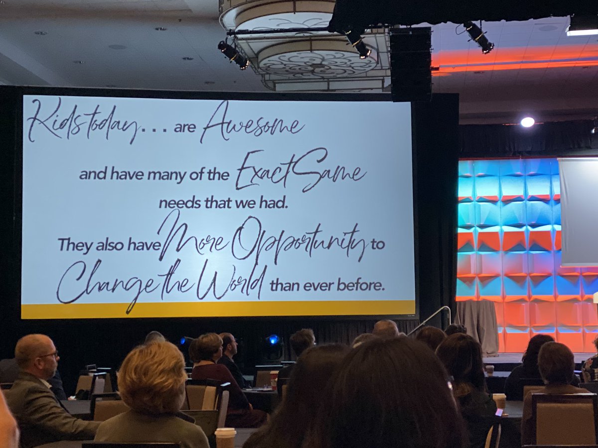 AliSmith09's tweet photo. “Every interaction is a culture builder or culture killer! Every person has a story- do we choose to see the hidden stories in others?” Smiled, laughed, cried listening to @thomascmurray @AESA_AC2019 great kickoff before @esu_16 presents a breakout! #azsun. #EDventurous1920 https://t.co/U5pZqTRCgJ