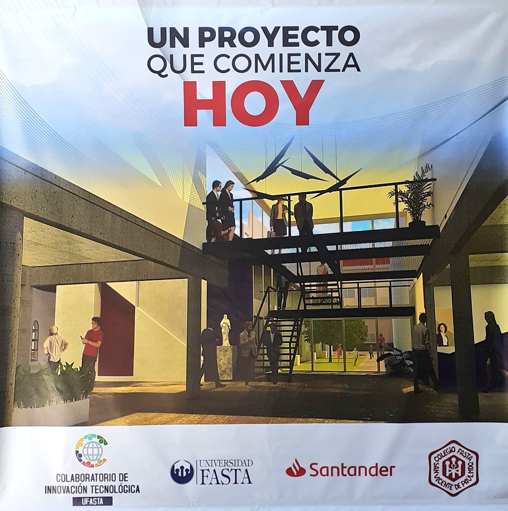 Hoy la <a href="/UFASTA/">Universidad FASTA</a> presentó su  "Colaboratorio de Innovacion Tecnologica" .
Una iniciativa acorde a los tiempos y desafíos por enfrentar.  <a href="/ColabUFASTA/">Colaboratorio UFASTA</a> con el respaldo de <a href="/Santander_Ar/">Santander Argentina</a> 
Felicitaciones !!

<a href="/pvittar/">Pablo Vittar Marteau</a> <a href="/jcmena50/">Juan Carlos MENA</a> <a href="/renatorossello/">Renato Rossello</a> <a href="/fernandomumare/">Fernando Mumare</a> <a href="/RevistaCentral1/">Revista Central</a> @telefemdp