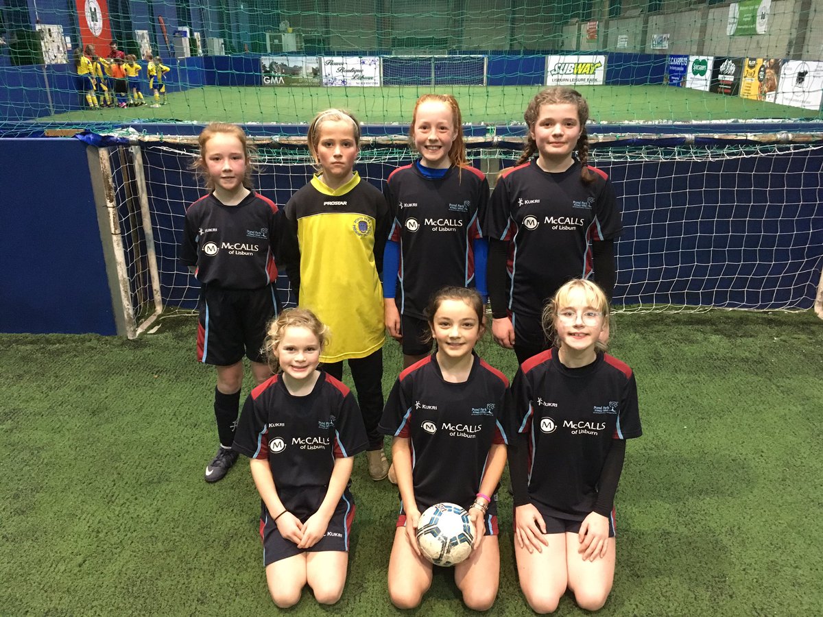 Well done to the girls’ football team who played their first matches in the Lisburn league today. The girls played really well scoring loads of goals and conceding only 3 in their 6 matches. ⚽️