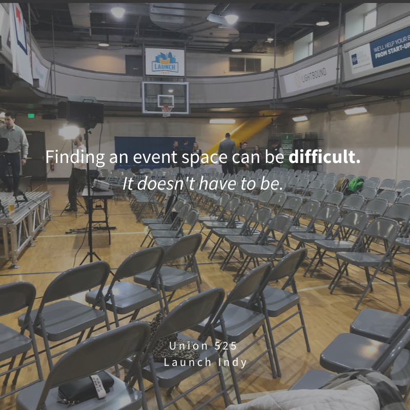 Sometimes finding an event space can be difficult, but not here at Launch Indy.