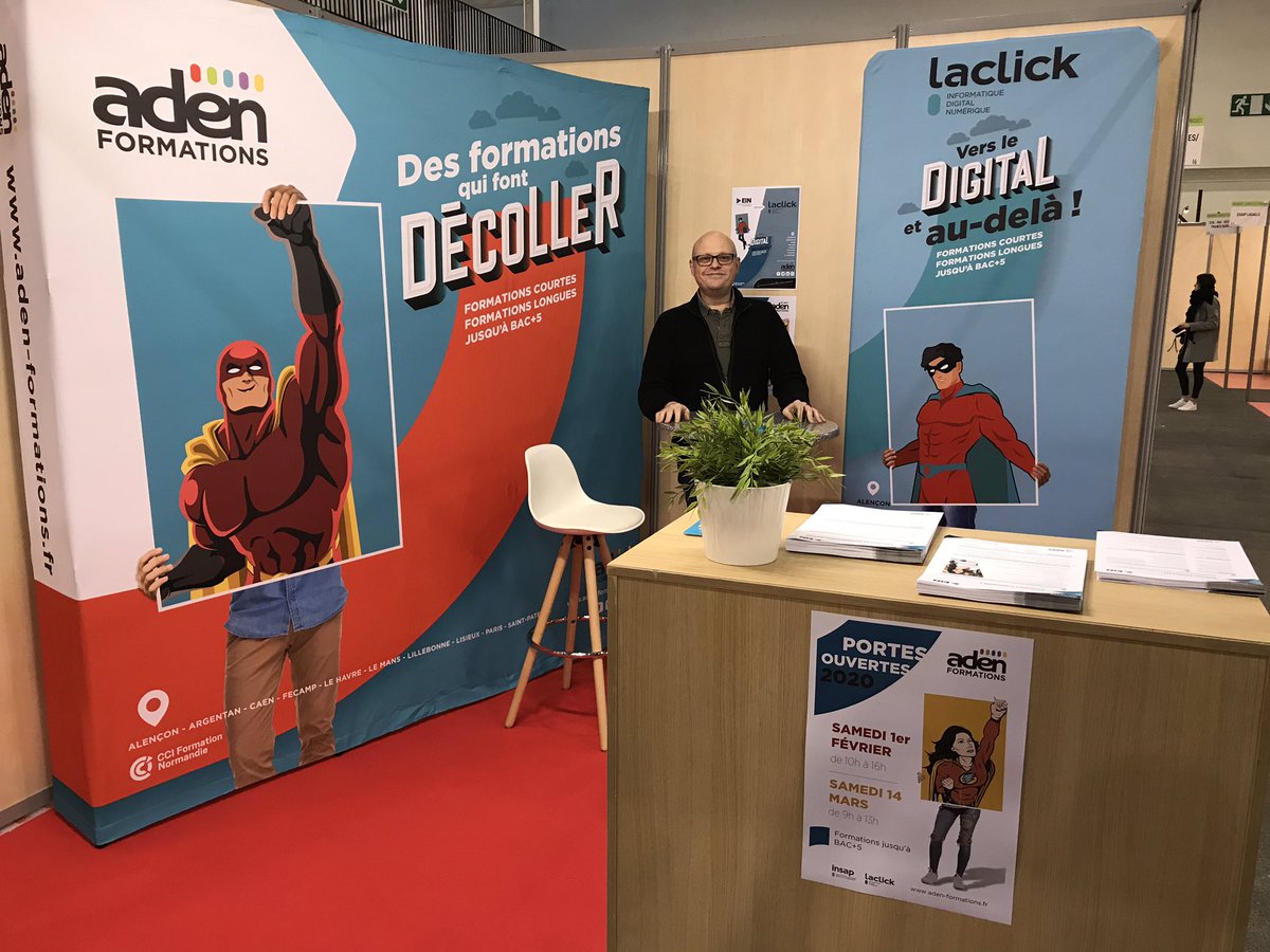 Retrouvez-nous demain et samedi de 9h à 17h sur le stand AFS1 au Salon de l’ #étudiant de CAEN au Parc Expo
On a hâte de vous voir !! 
Vous retrouverez également le stand de 💻 Laclick ; 👉 l’Insap et 👩‍🎨 l’IMAD, école d’architecture et de design #salondeletudiantcaen #orientation
