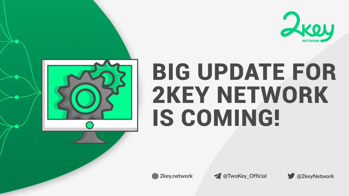 daomaker's tweet image. Big UPGRADE for @2keyNetwork is Coming!

#2keyNetwork on #Ropsten TestNet Network is undergoing a significant Version Upgrade on Monday, Dec 9th - before the MainNet launch in a few weeks.

Please follow the instructions to have your funds SAFU!
▶ t.me/twokey_officia…