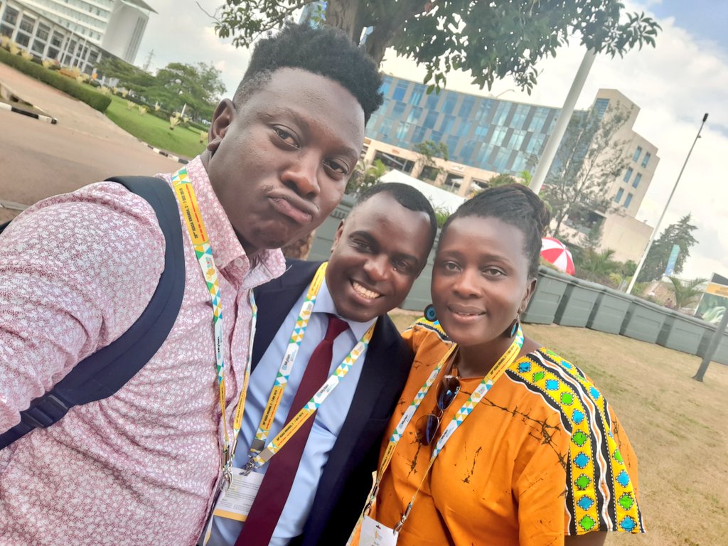 AMSHeRorg's tweet photo. A meeting between @AMSHeRorg and @SMUG2004 is always a pleasure. With @frankmugisha @richardlusimbo at the #ICASA2019Rwanda #OpenUpAfrica #Openupthefuture #AMSHeR10 https://t.co/q7eToyTfs7