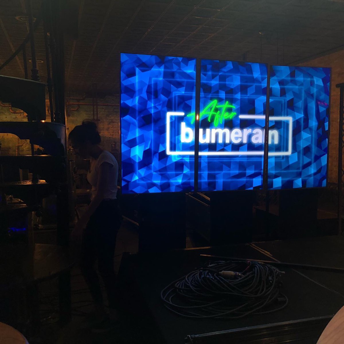 After Bumerang
@bumeranarg  @ William Brown Bar <a href="/cmylighting/">cmy</a> #sabemoshacerlo