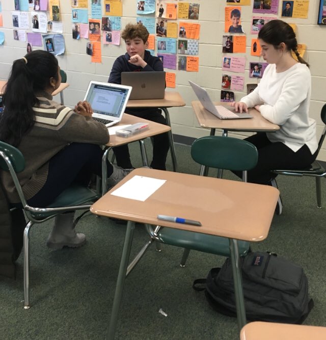 Getting a lot in for wellness today! Students getting their kettlebell workout in this morning and learning how to communicate more effectively through some mock interviews in the classroom!